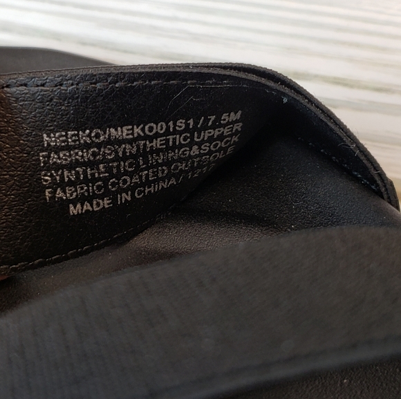 Steve Madden black ankle strap  sandals size 7.5 (sy109) - Picture 9 of 11